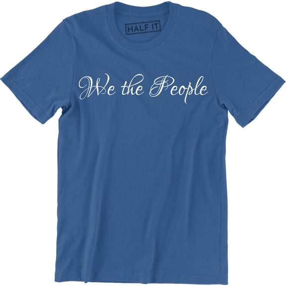 We the People Constitution US American Pride Slogan Men's T-Shirt