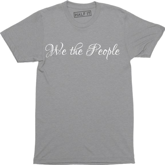 We the People Constitution US American Pride Slogan Men's T-Shirt