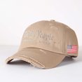 thumbnail image 1 of We the People HAVR HAD ENOUGH Letter Embroidered Color Block Trucker Hat Unisex Adjustable Cotton Breathable Fashion Cap for Travel Daily Wear, 1 of 6