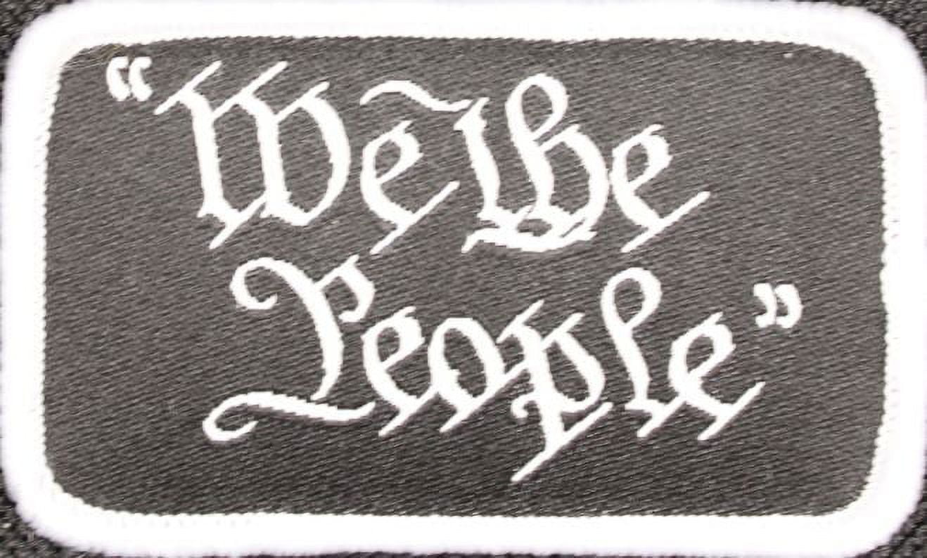 We the People Woven Patch