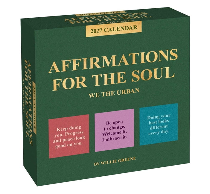 We the Urban 2027 Day-To-Day Calendar: Affirmations for the Soul, (Paperback)