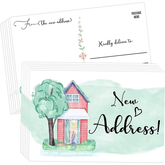 Move Out Card Photo Announcement Cards