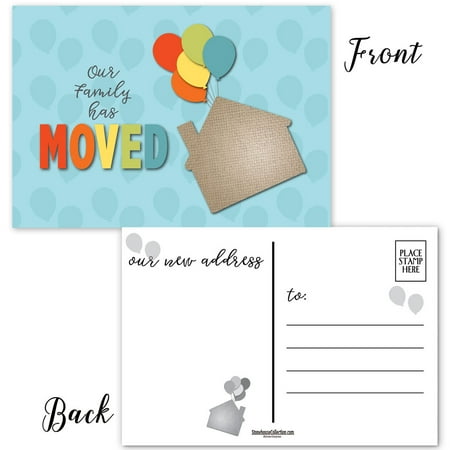 We've Moved Postcards - New Address Cards - 40 Postcards