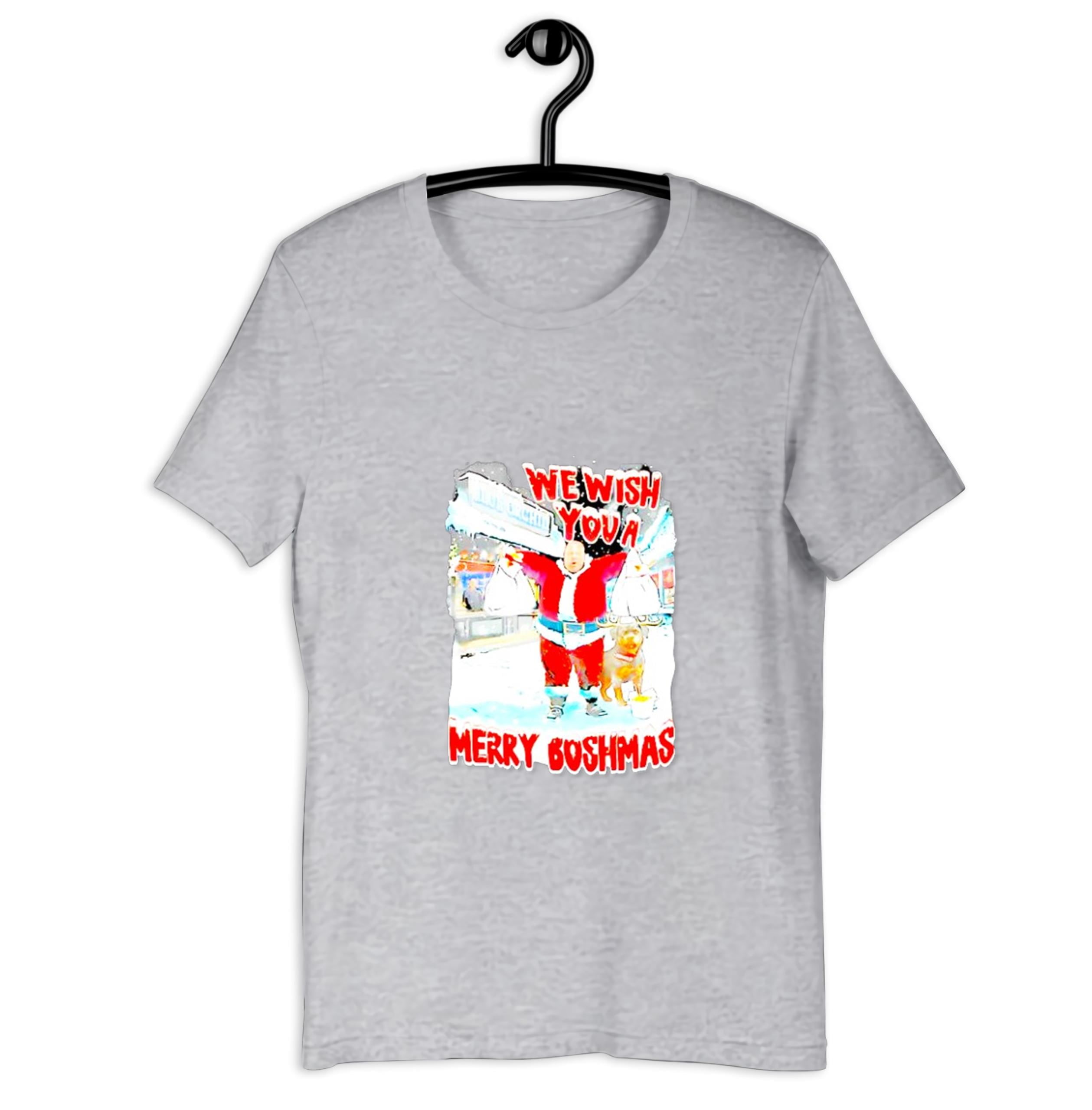 We wish you a Merry Boshmas Santa Christmas 2024 shirtremovebgpreview