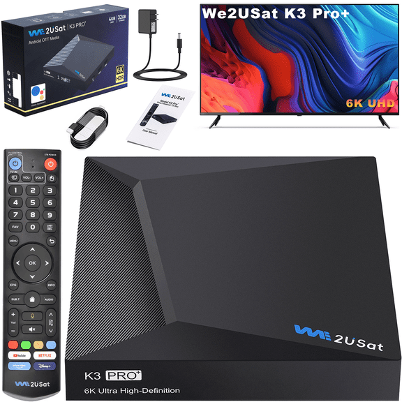 We2USat K3 Pro+ with Android 12