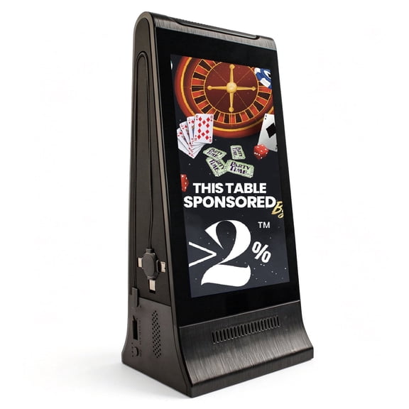 WeADS Double-Sided Digital Signage Display, Rechargeable 23,200mAh Battery with Phone Charging Function for Business & Commercial Use(Black)