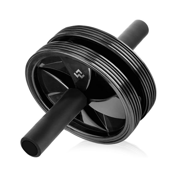 WeCare Fitness AB Wheel - Workout Equipment for Abdominal Exercise - Black