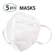 WeCare KN95 (95% Filtration) Protective Disposable Face Masks, White - 5 Pack (each sealed)