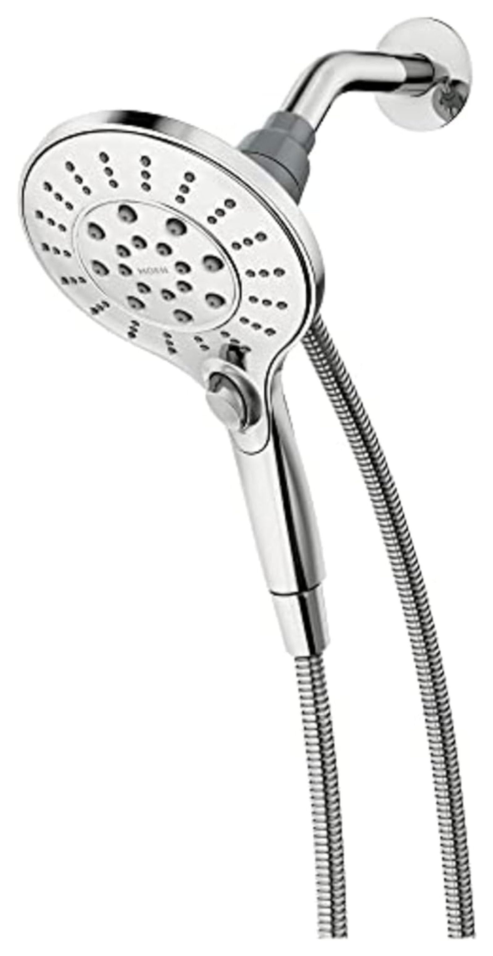 Chrome 5.5-Inch Handheld Rain Shower Head with Magnetic Dock