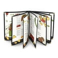 thumbnail image 1 of WeChef 20 pack 8.5"x11" Restaurant Menu Book Covers 7 Page 14 View Book Style for Cafe Hotel Bar Black, 1 of 9