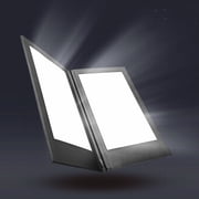 WeChef LED الخلفية مضاءة ضوء القائمة حامل غطاء قابل للطي لوحة مزدوجة يناسب 8 x14 ورقة لنادي الفندق