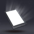 thumbnail image 1 of WeChef LED Back Lit Light Menu Holder Cover Wine List Single Panel Fits 8"x14" Paper for Hotel Club, 1 of 10