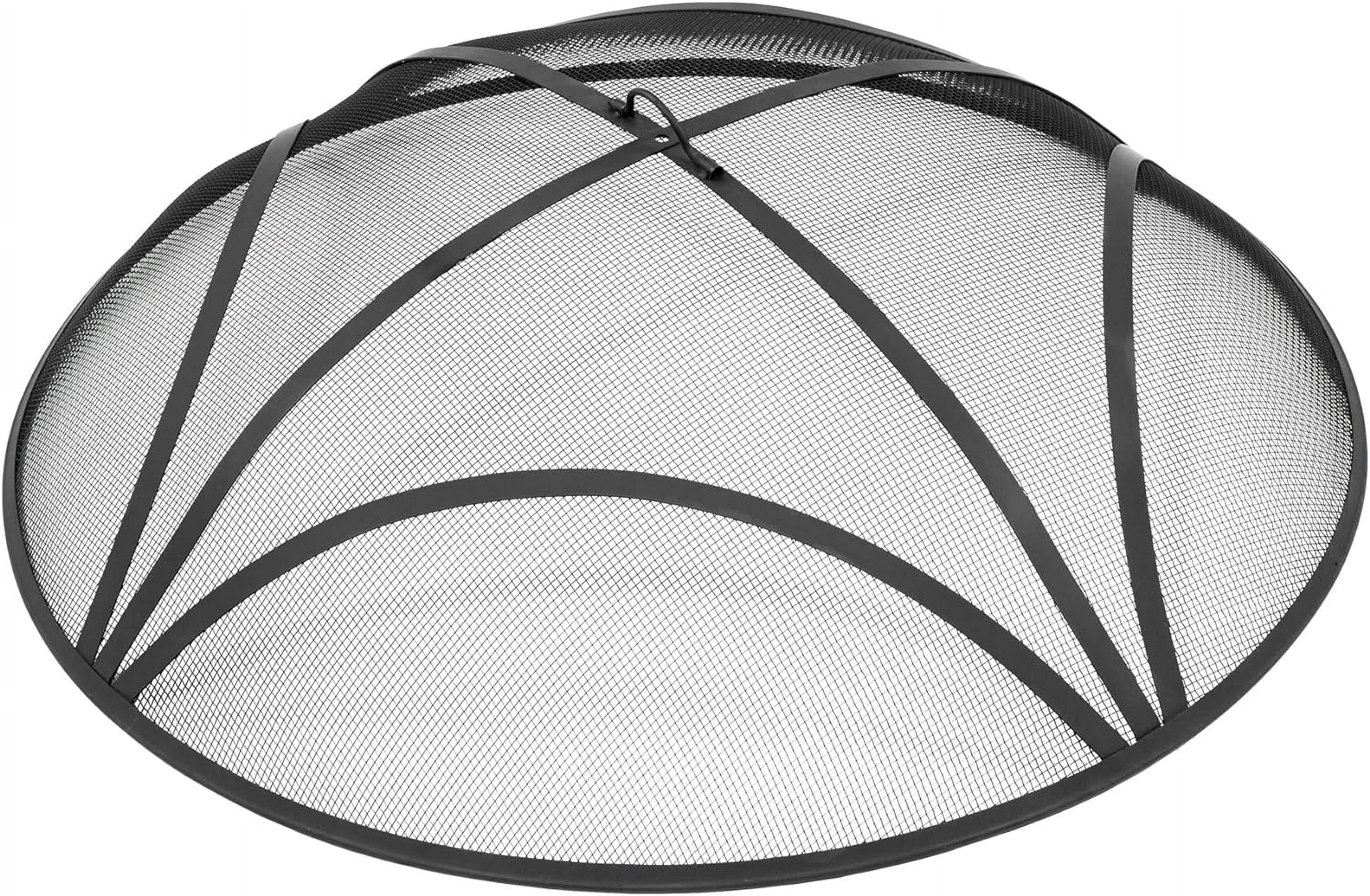 WeCooper 32In Reinforced Steel Round Fire Pit Screen Cover,Outdoor