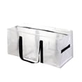 thumbnail image 1 of WeDecorBay Large Capacity Moving Bags Water Repellent Storage Durable Handheld Design Double Zipper Easy Access Foldable Storage Bag for Organizing Clothes Travel and Home Use Black,Free Size, 1 of 6