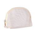 thumbnail image 1 of WeDecorBay Makeup Bag Large Capacity Portable Cosmetic Organizer Durable Material Convenient Handheld Travel Essential for Women White,13*10*4cm, 1 of 5