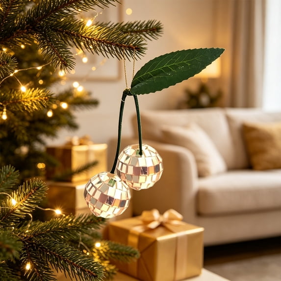 Visual Mirror WeDecorBay Mirror Effect Hanging Ornaments Resin Decorative Pendants ...