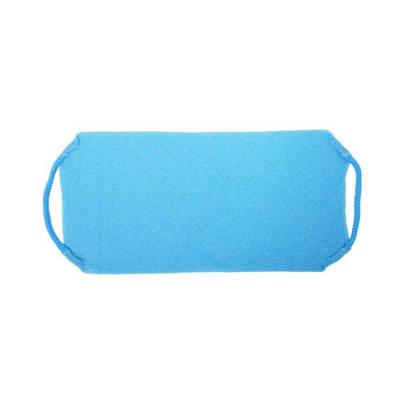 WeDecorBay Nylon Back Exfoliating Washcloth Stretchy Frosted Bath Towel Double Handle Back Scrubber Foaming Deep Cleansing Shower Home Spa Soft Skin Blue