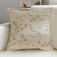 thumbnail image 1 of WeDecorBay Sofa Cushion Pillow Living Room Decorative Cushion Bed Cushion Back Chenille Material Suitable For Sofa Bedside Window 18x18x4 Inch Plush Comfort Support Beige,C, 1 of 7