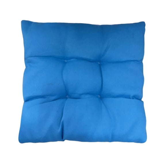 WeDecorBay Solid Color Chair Cushion Soft Padding All-Season Use Breathable Material Versatile Design Easy to Clean Dining Office Student Seat Cushion Blue