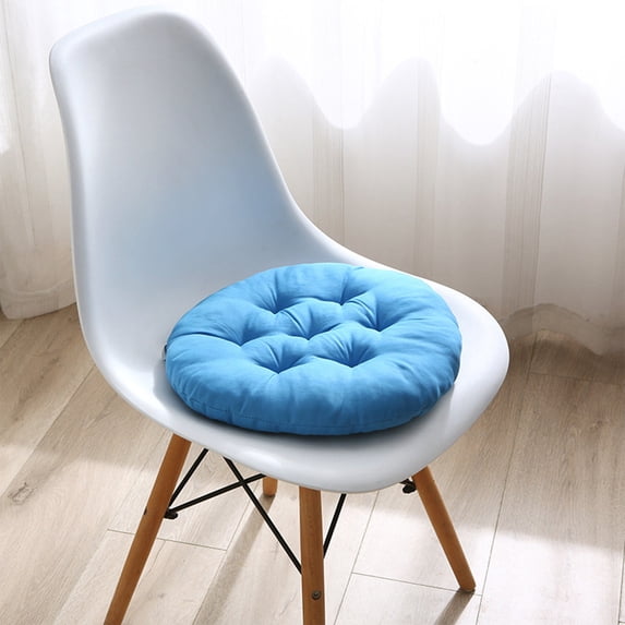 WeDecorBay Thickened Soft Floor Cushions Comfortable Seat Pillows Modern Design Great for Yoga Living Room and Outdoor Use Perfect for Family Relaxation and Leisure Time Blue