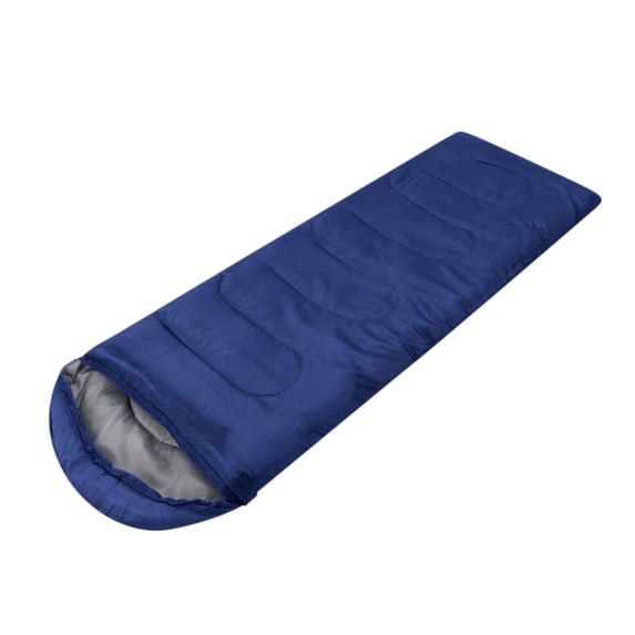 WeDecorBay XL Sleeping Bag for Adults Large Wide Envelope with Hood Warm Cool Weather Lightweight Easy to Pack Waterproof for Camping Backpacking Outdoor Activities Navy,Free Size