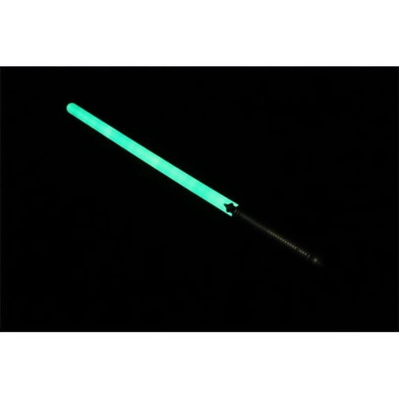 WeGlow International 12SW1G 28 inch Light Up Green LED Sword - Set Of 3