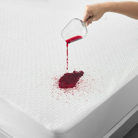 WeGuard Twin Waterproof Mattress Protector, White, 8"-21" Deep, Breathable 3D Air Fabric, Washable, Noiseless
