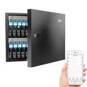 WeHere 48 Key Lock Box, Combination Key Cabinet Security Storage Lockbox for School, Valets, Hotels