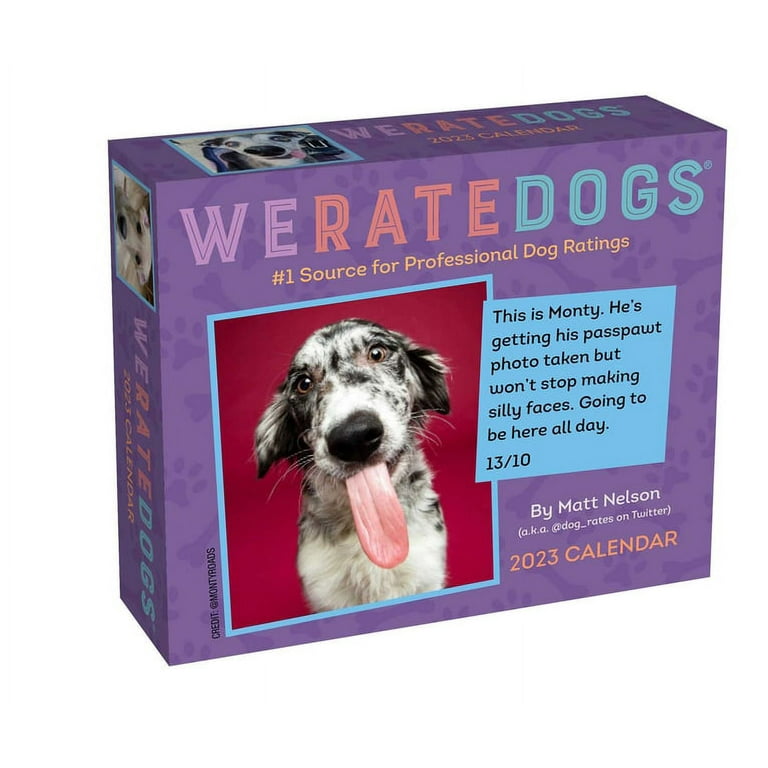 We Rate Dogs Calendar 2025 barbi dorthea