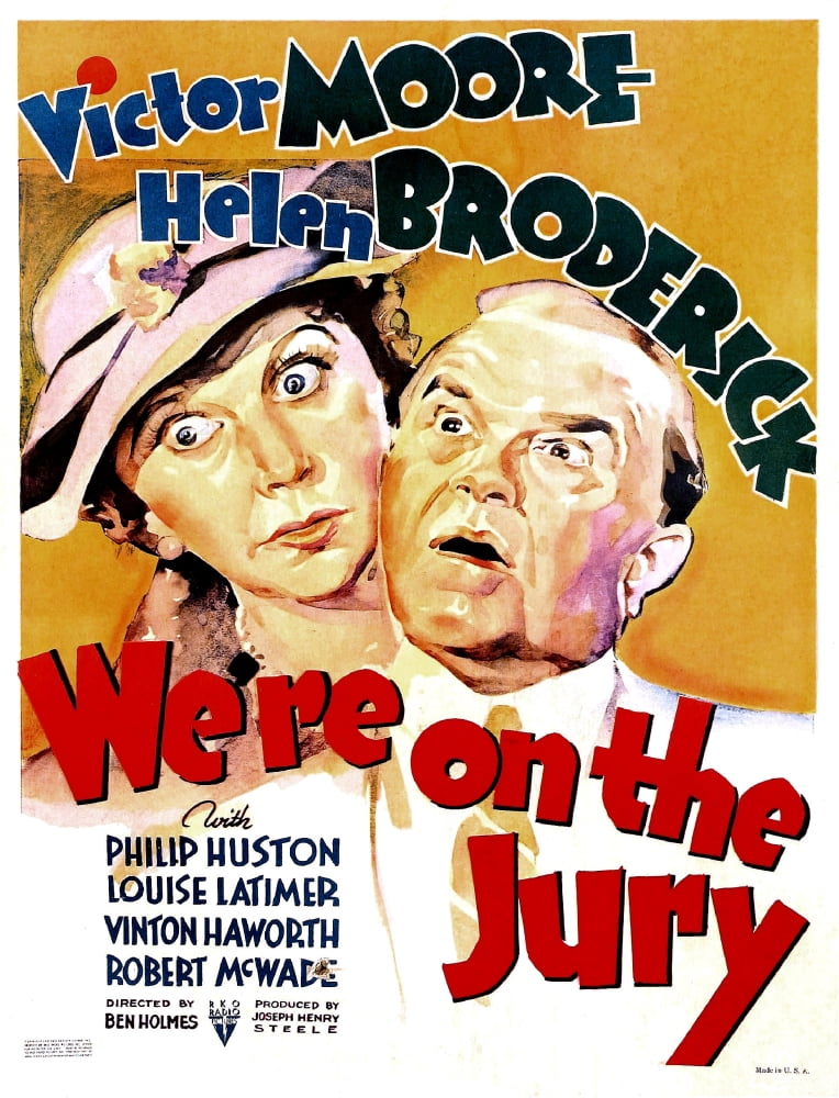 WeRe On The Jury U Canvas Art - (11 x 17)