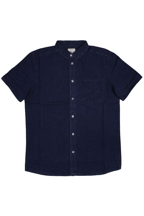 Eric comfort fit short sleeve shirt Dark Indigo