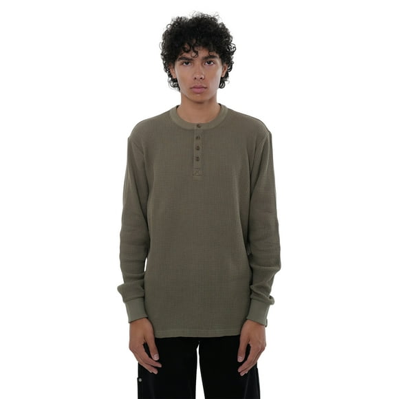 Men's WeSC Henley Thermal, XS - 2XL