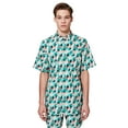 thumbnail image 1 of WeSC Men's Oden Mini Printed Short Sleeve Woven Shirt, Sizes S-2XL, 1 of 4