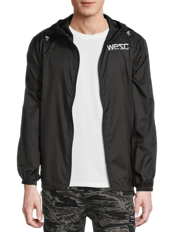 Men's Packable Windbreaker Jacket, Sizes S-XL