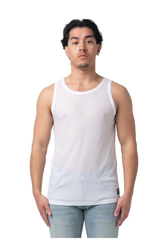 Men's Tank Open-Hole Mesh, Sizes S-2XL