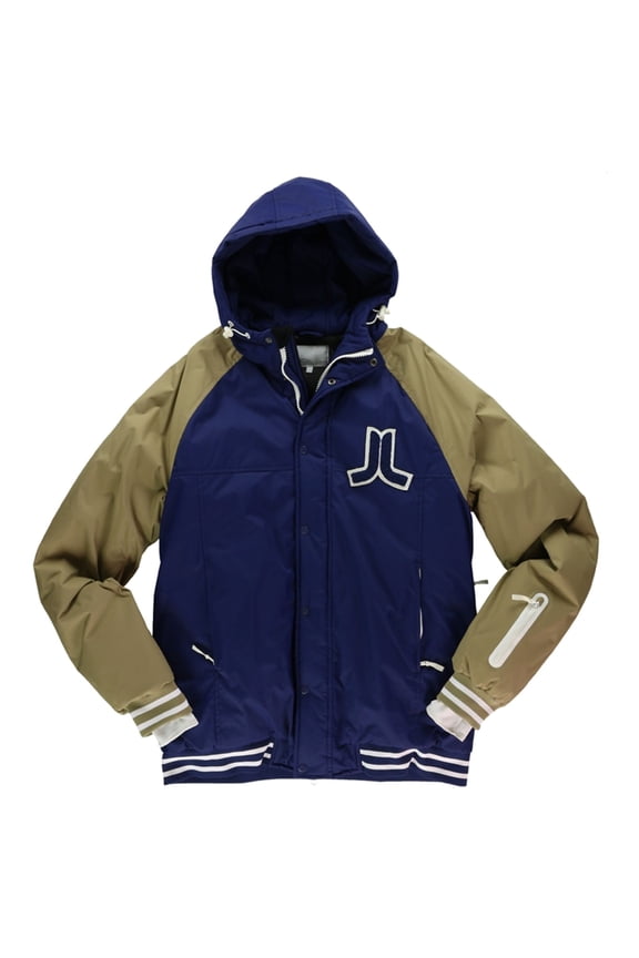 Mens Jakobi Plus Parka Coat, Blue, XX-Large