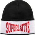 thumbnail image 1 of WeSC Mens Superlative Beanie Hat, Black, One Size, 1 of 1