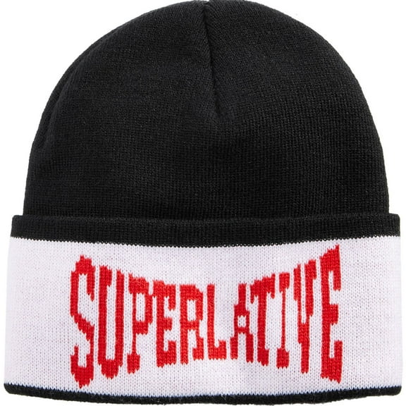 WeSC Mens Superlative Beanie Hat, Black, One Size