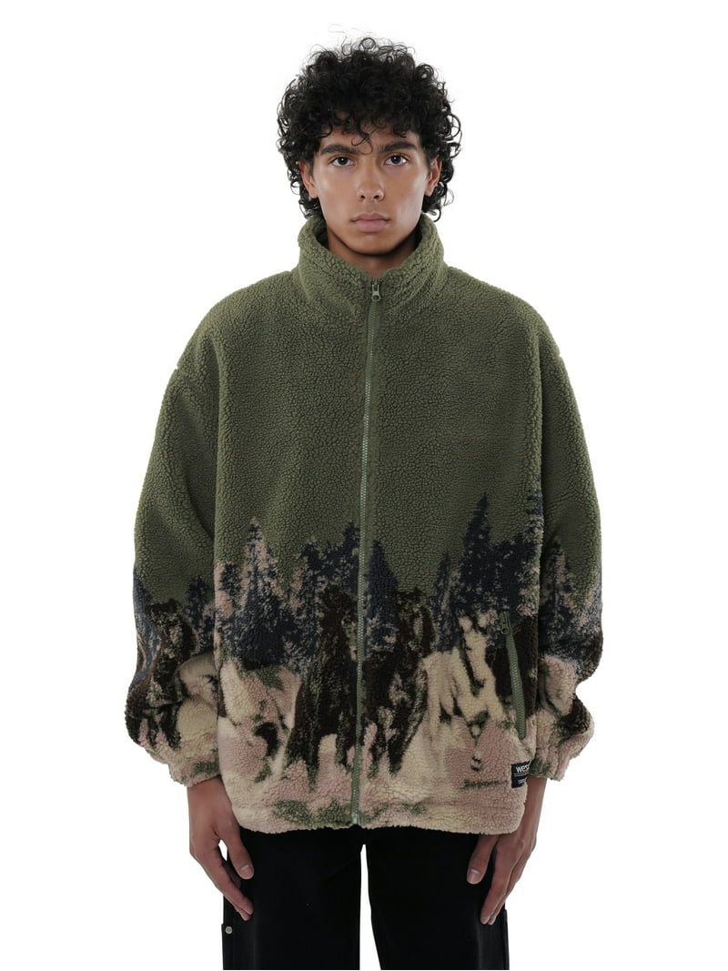 Men's WeSC Oversize Sherpa Jacket Wild Horses, S - 2XL