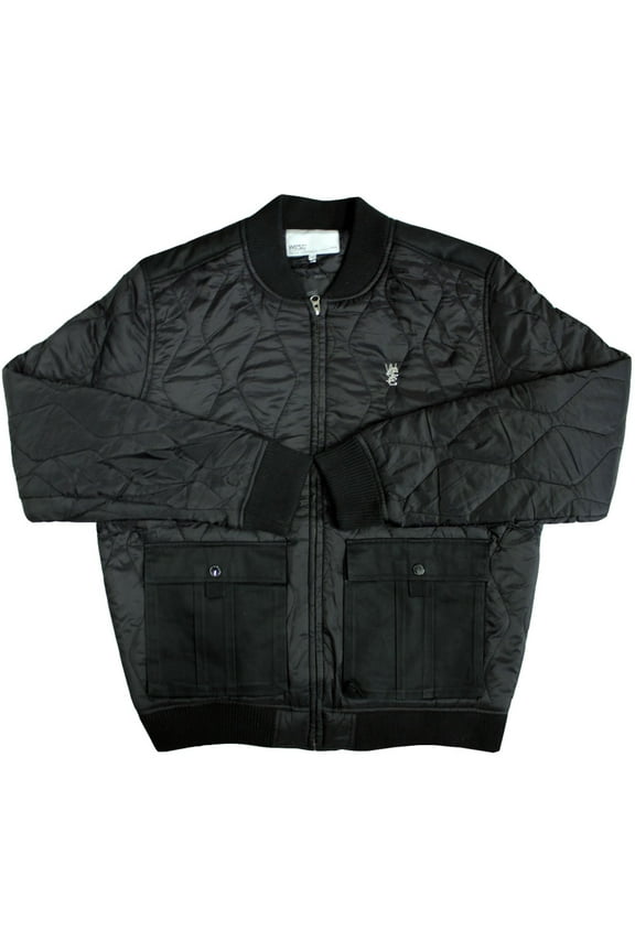 Sixten Quilted Bomber Jacket Black