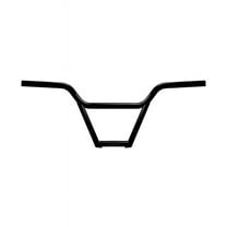 WeThePeople Flowcash BMX Handlebar, Diameter: 22.2mm, 28.7", Rise: 9.75", Black