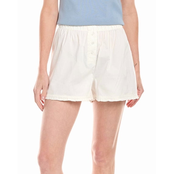 WeWoreWhat womens Balloon Boxer Short, s, White