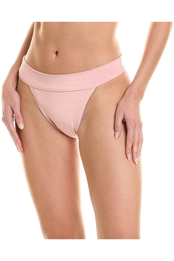 WeWoreWhat womens Cheeky High-Leg Bikini Bottom, m