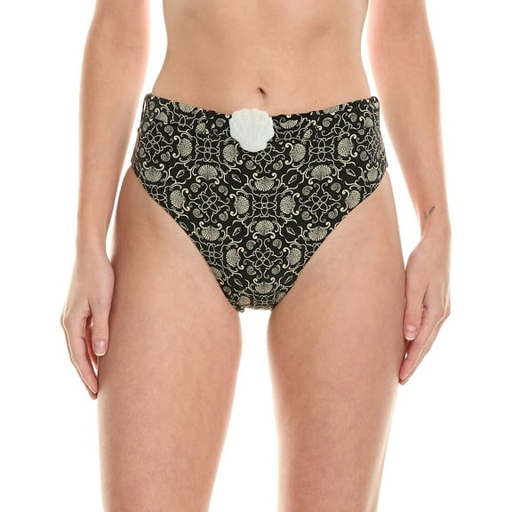 WeWoreWhat womens Emily Bikini Bottom, s, Black