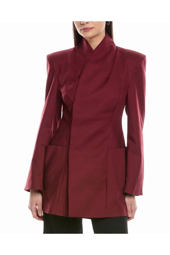 WeWoreWhat womens Hourglass Blazer, 2, Red