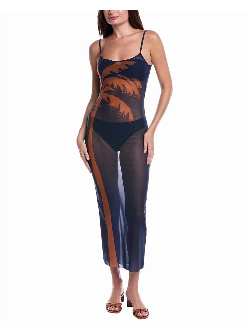 knee length dresses for ladies Into Pieces Mesh Maxi Dress