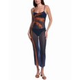 thumbnail image 1 of WeWoreWhat womens  Mesh Scoop Maxi Slip Dress, xs, Blue, 1 of 3