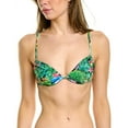 thumbnail image 1 of WeWoreWhat womens  Ruched Underwire Top, L, Green, 1 of 3