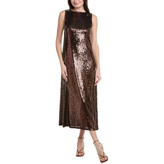 WeWoreWhat womens Sequin Maxi Dress, m, Black