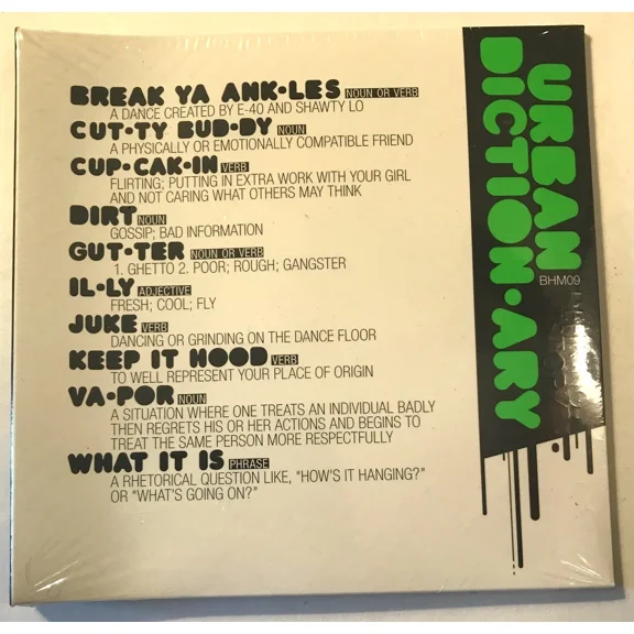 Wea Urban Dictionary 20-Track Rap /R&B Promo Cd Sampler New Sealed/Free Usa Ship